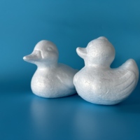 Modèle de canard amusant en polystyrène à faire soi-même - Technologie Neopoly pour la décoration intérieure, les cadeaux de Thanksgiving, les mariages et l'éducation précoce