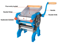 Machine à pâtes rotative manuelle universelle, multifonction, de style industriel, pour usage domestique et professionnel, compatible OEM, modèle antique
