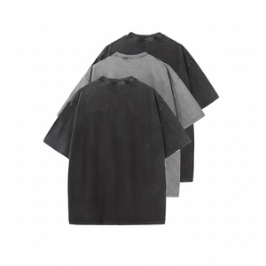 Camiseta de Hombros Caídos de Alta Calidad al por Mayor 2026, Camiseta Personalizada Unisex para Hombre, Personalización de Patrones y Colores, Camiseta de Verano - Product Image 1