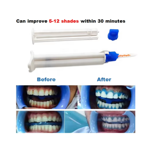 Gel blanqueador <span class=keywords><strong>de</strong></span> dientes Dental profesional 2,5 ml jeringa <span class=keywords><strong>de</strong></span> doble barril 25% 35% 44% peróxido <span class=keywords><strong>de</strong></span> hidrógeno accesorios multiusos - Product Image 2