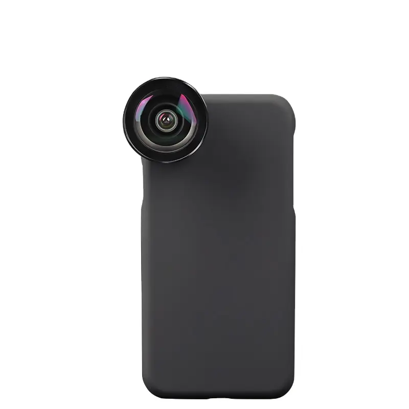IBOOLO Pelindung Lensa Kamera Seluler 18MM 4K HD PRO, Lensa Sudut Lebar 2X untuk Ponsel Cerdas IOS dan Android