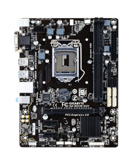 Wholesale Factory M-ATX Gigabyte B85M-D2V/D3V-A Motherboard Support 4th Gen LGA1150 DDR3 16G USB3.0 Intel B85 for Desktop