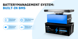 <b>12V</b> 300Ah <b>Lithium</b> <b>Battery</b> For RV Boat Lift Electric Motor 300A Peak Current High Power LiFePO4 Deep Cycle - Product Image 5