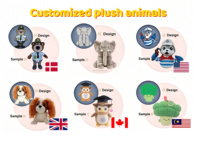 Peluche de lutteur, jouet d'arts martiaux (Judo, Karaté), mascotte sportive personnalisable avec logo, cadeau promotionnel