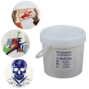 Mực Cao Su Silicone In Màn Hình May Mặc Mờ Mực Phủ Silicon Mềm/Thăng Hoa Cho Vải Dệt - Product Image 1