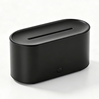 Diffuseur d'arômes 3D à effet flamme, humidificateur, éclairage LED, design écologique, alimentation USB, ultrasonique, grande capacité pour la maison et l'hôtel