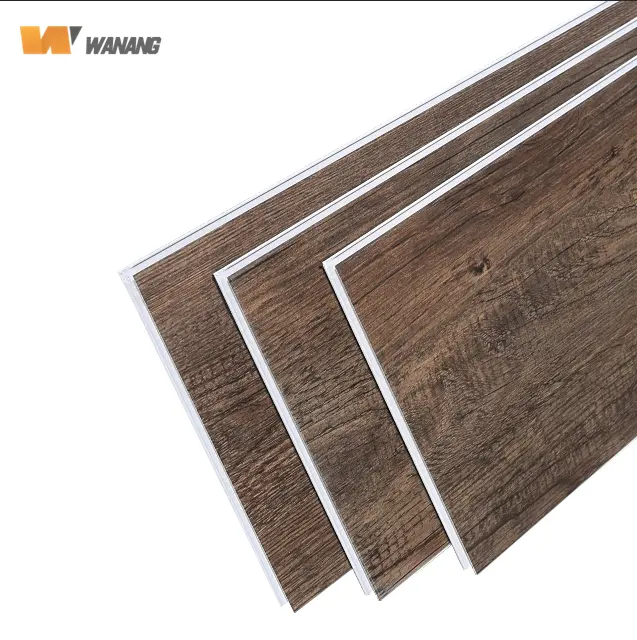 Stone Plastic Flooring PVC SPC IXPE under melamine 6mm 8mm click tiles vinyl wood Engineered Plastic Flooring