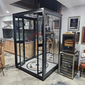 Outdoor 2-4 Floor Hydraulic Glass Cabin Compact Home <strong>Lift</strong> Shaftles Personal Residential House Elevators - Product Image 5