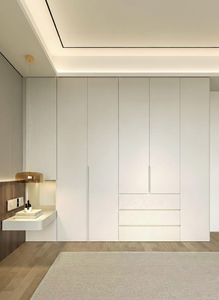 <span class=keywords><strong>Ensemble</strong></span> de 2 armoires identiques finition mate pour chambre – Meuble de rangement durable pour couple ou chambre d'amis - Product Image 6