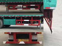 Semi-remorques à plateau plat en acier personnalisables de 60 tonnes, marque JINFENG, 12R22.5, 2 à 5 essieux, robustes, avec train de roulement, pour le transport de bétail et de sucre
