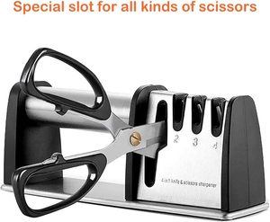 Knife <b>Sharpeners</b> 4 in 1 Knife and Scissors <b>Sharpener</b> for Blade and Steel Knives Scissors - Product Image 3