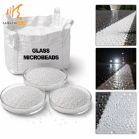 Perles de verre réfléchissantes, microsphères de verre pour peinture de marquage routier à haute visibilité nocturne