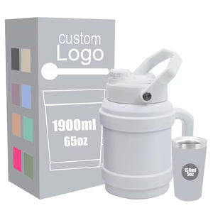 Nouvelle Bouteille d'Eau Sportive Grande Capacité en Acier Inoxydable, Tasse de Voyage Portable pour l'Extérieur, Gobelet Isotherme Sous Vide pour Vin, Cadeaux d'Affaires - Product Image 2