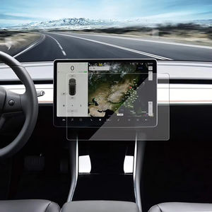Protector de pantalla de navegación de coche para Tesla modelo de navegación de coche 3 protector antideslumbrante pantalla táctil sensible película de coche - Product Image 2