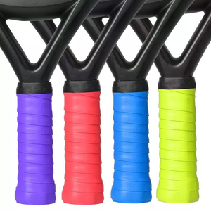 Poignées de raquette de squash colorées en matériau PU mat Padel/Tennis/Badminton/Baseball/Golf Surgrip Tape pour raquettes - Product Image 5