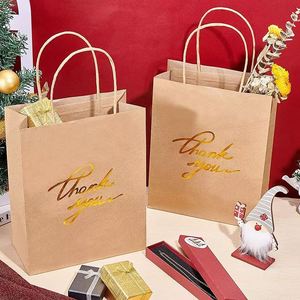 Sac de courses en papier kraft blanc personnalisé avec poignée en patch, fabriqué à partir de matériaux recyclés, pour la promotion en supermarché - Product Image 1