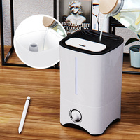 Humidificateur d'air électrique à ions négatifs 5L à remplissage par le haut, ultrasonique, pour chambre, bureau, école - Meilleures ventes