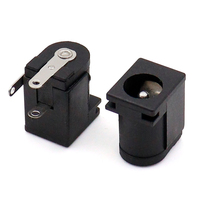 Prise d'alimentation DC005B, prise femelle horizontale, entièrement en cuivre, 5,5x2,1 mm, 5,5x2,5 mm, port de charge, ignifuge, respectueux de l'environnement