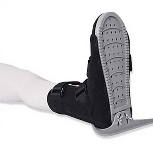 Attelle de cheville réglable KS avec semelle en bois en forme de T pour entorse du pied et fixation des orteils vers l'intérieur et vers l'extérieur, unisexe adulte - Product Image 5
