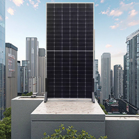Panneaux solaires 550W sans bruit sortie stable production d'énergie solaire haute puissance énergie renouvelable pour la maison ville entreprise énergie