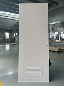 Porte <span class=keywords><strong>de</strong></span> chambre anti-déformation respirante en PVC thermoformé avec panneau à persiennes intégré <span class=keywords><strong>pour</strong></span> maison - Product Image 3