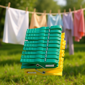 Pinces à linge Luran, couleurs assorties, lot de 20, pour le séchage du linge - Product Image 3