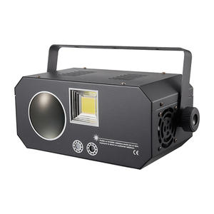 3-en-1 KTV Atmósfera LED Patrón Floral Etapa Luz Hogar RGBW Luz láser colorida Habitación privada Controlada por voz a través de DMX512 - Product Image 1