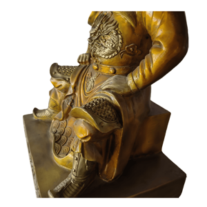 Guan Gong Figure Statue en <span class=keywords><strong>bronze</strong></span> <span class=keywords><strong>ou</strong></span> en <span class=keywords><strong>laiton</strong></span> pour la décoration de la maison Les tailles peuvent être personnalisées - Product Image 2