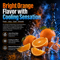 Concentré de saveur Orange Glacée et de saveur Puff pour tabac à chicha, haute concentration, pour mélasse de chicha, fourniture OEM