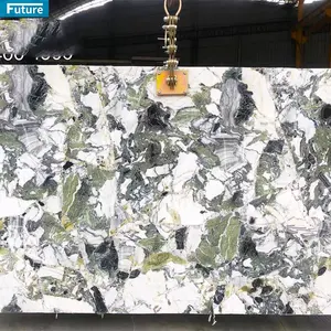 Precio al por mayor Pandora White Marble Slab Patagonia Marble Slab Tile Natural Luxury Stone Brazilian Pandora Marble