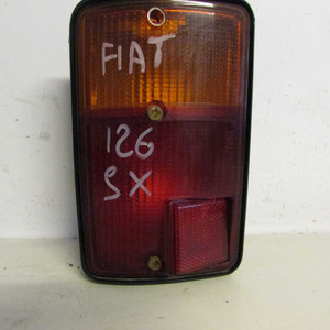 Nuovo Faro Posteriore Sinistro per Fiat 126 1977-2000 Lente Trasparente con Luce Rossa e Gialla Materiale ABS Modello 17403 76-2-C-3 - Product Image 1