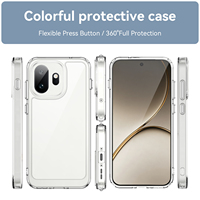 Nouvelle coque transparente anti-rayures 2 en 1 pour OnePlus 15T, en acrylique rigide + pare-chocs en TPU souple, protection contre les chocs pour téléphone portable OnePlus 15T