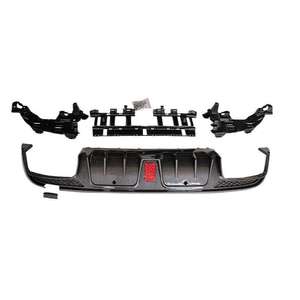 Separador de difusor trasero estilo <span class=keywords><strong>Babus</strong></span> W205 AMG labio Punta de escape tubo de escape Compatible 2015-2021 para Mercedes Benz Clase C parachoques de coche - Product Image 2