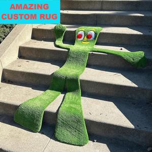 Bonita alfombra personalizada con mechones para teclado con altura de pila alta, estilo moderno para decoración del hogar, diseñada para Homer 3D - Product Image 1