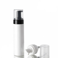 Flacon pompe en mousse ambre, blanc ou noir de 100 ml, 120 ml, 150 ml, 200 ml pour emballage de nettoyant visage