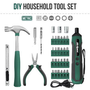 Kit de destornillador eléctrico hiperpotente de 3.7V con enchufe de 1/4 pulgada, alimentado por batería, con herramientas para reparaciones y mantenimiento en el hogar. - Product Image 4