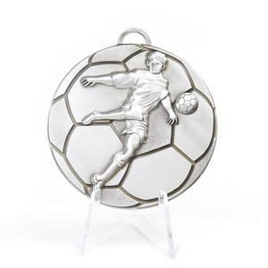 Football Football Médailles et Trophées Logo Personnalisé Souvenir Médailles Personnalisées Or Ruban Alliage de Zinc Métal Art Gratuit 3D Sport Moderne - Product Image 6