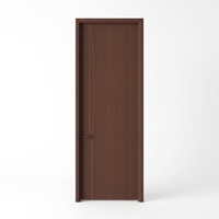Porte en bois écologique de haute qualité, à grain de bois, insonorisée, à âme pleine, économique, pour appartement locatif, avec finition mélaminée