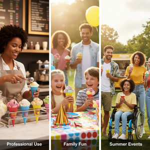 Cao cấp OEM nhà máy vệ sinh an toàn thuận tiện giấy bao bì container Trọng lượng nhẹ Ice Cream cones tay áo - Product Image 5