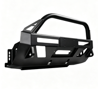 Pare-chocs avant pour Toyota 4Runner 2014-2024, barre de protection tout-terrain en acier robuste avec plaque de montage pour treuil et support de barre lumineuse LED