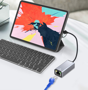 Cantell USB to RJ45 Type c <strong>2</strong> in 1 <strong>Network</strong> <strong>Card</strong> Gigabit Ethernet Adapters 1000 Mbps USB 3.0 Gigabit Ethernet Adapter for Laptops - Product Image 4