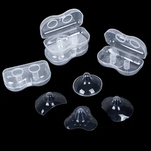 Silicone Nipple Protectors Feeding Mothers Nipple Shields Protection Cover Breastfeeding Mother Milk Silicone Nipple