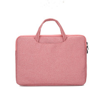 Bolsa para Portátil de Poliéster Portátil al por Mayor con Cremallera, Funda Impermeable y Resistente a los Golpes para Ordenador, Bolso de Mano para Tablet y Portátil