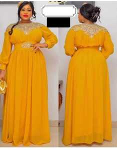 Robes pour femmes Robe en mousseline de soie Manches longues Kaftan <span class=keywords><strong>Boubou</strong></span> avec ceinture - Product Image 4