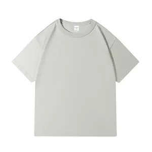 Proveedor de camisetas Camiseta personalizada Boxy Fit Camiseta de algodón en blanco Camiseta con estampado para hombre