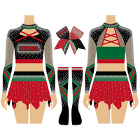 Jeunesse One Stop Service Cheerleading Uniforme Warm up Set Survêtements Danse Outfit Cheerleading Accessoires Cheer Pratique Porter