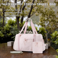 Sac de voyage et de sport Oxford imperméable et tendance avec fermeture éclair, idéal pour les articles de toilette, durable, pour couches de bébé et rangement pour femmes