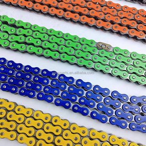 Kit de chaîne et pignon WANOU 420 428 428H 520H avec joints toriques colorés pour motos - Product Image 3