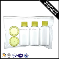 Set Botol Perjalanan Mini dengan Logo Kustom dan Pompa Semprot untuk Minyak Esensial, Sampo, Losion, Krim Wajah, Serum Perawatan Kulit & Penggunaan Kosmetik