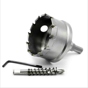 TCT碳化钨孔锯混凝土空心钻头套装，适用于花岗岩瓷砖砖墙石膏不锈钢快速钻孔 - Product Image 4